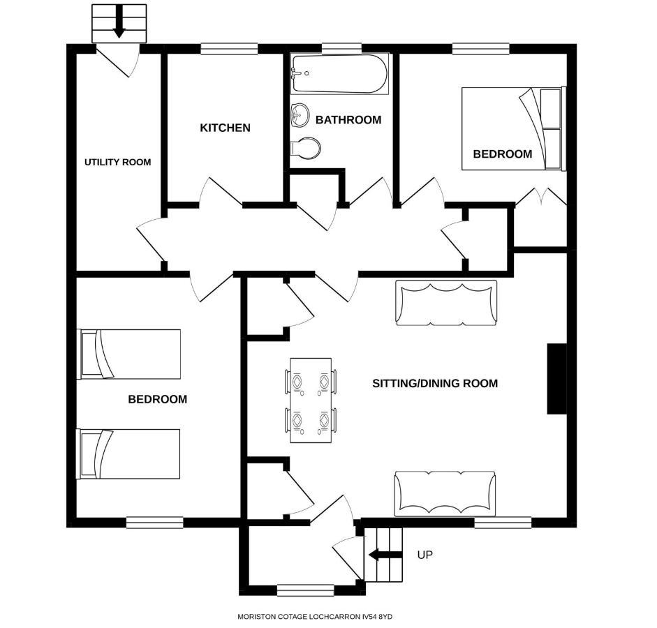 Moriston Cottage Локхарън Екстериор снимка